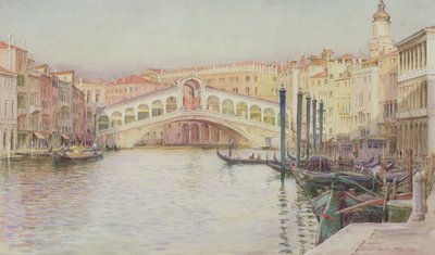 The Rialto Bridge by Walter Frederick Roofe Tyndale